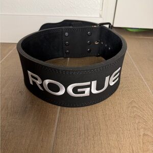 Rogue Black Weightlifting Belt - Large 5mm thickness